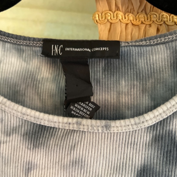 International Concepts Long Sleeve Grunge Punk Tee Top - Picture 3 of 4